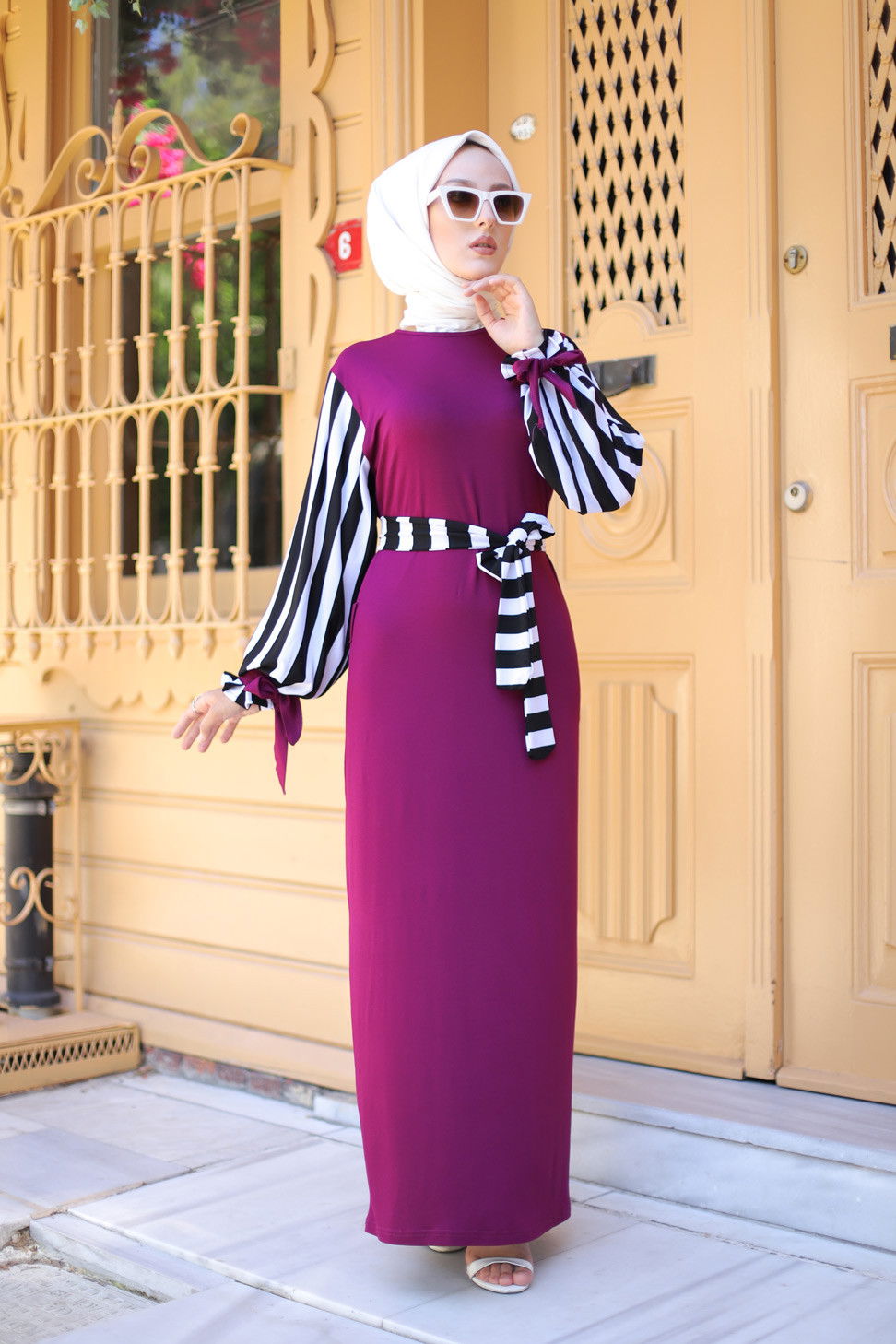 5266 ELBISE Fuşya - 5266