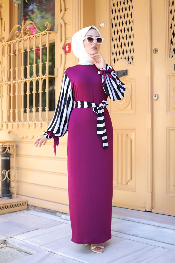 5266 ELBISE Fuşya - 5266