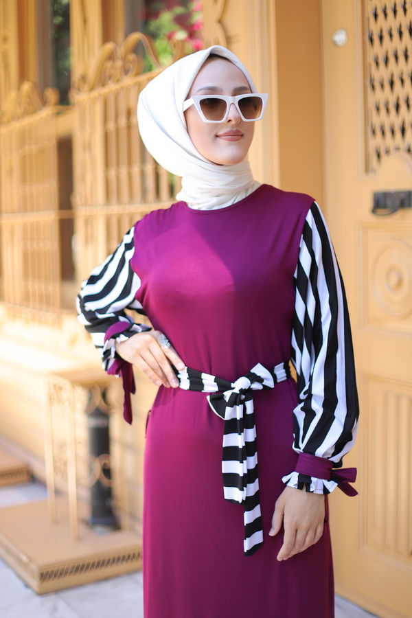 5266 ELBISE Fuşya - 5266