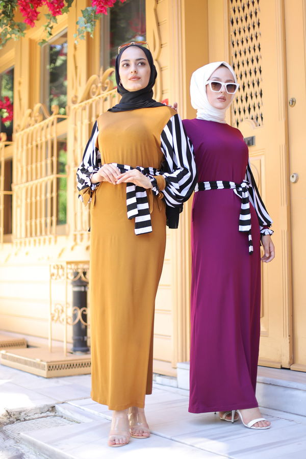 5266 ELBISE Fuşya - 5266