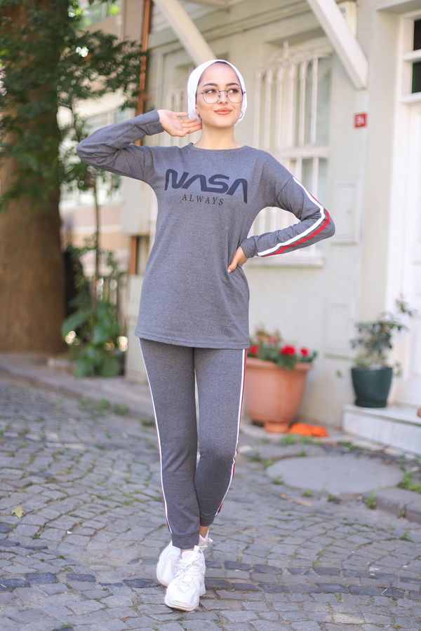 8558 TUNIK PANTOLON Antrasit - 8558 ANTRASİT