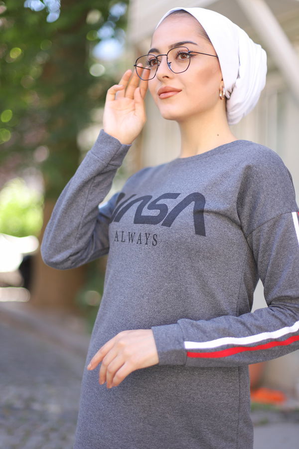 8558 TUNIK PANTOLON Antrasit - 8558 ANTRASİT