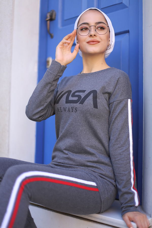 8558 TUNIK PANTOLON Antrasit - 8558 ANTRASİT