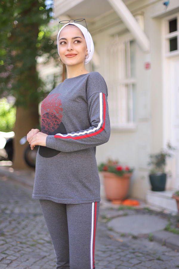 8559 TUNIK PANTOLON Antrasit - 8559 ANTRASİT