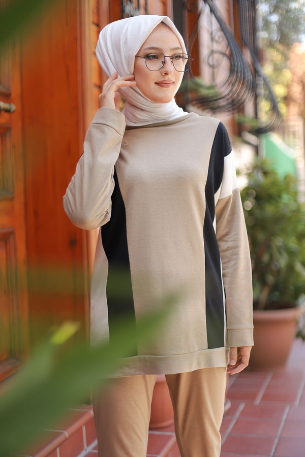 TUNIK PANTOLON Vizon - 3097