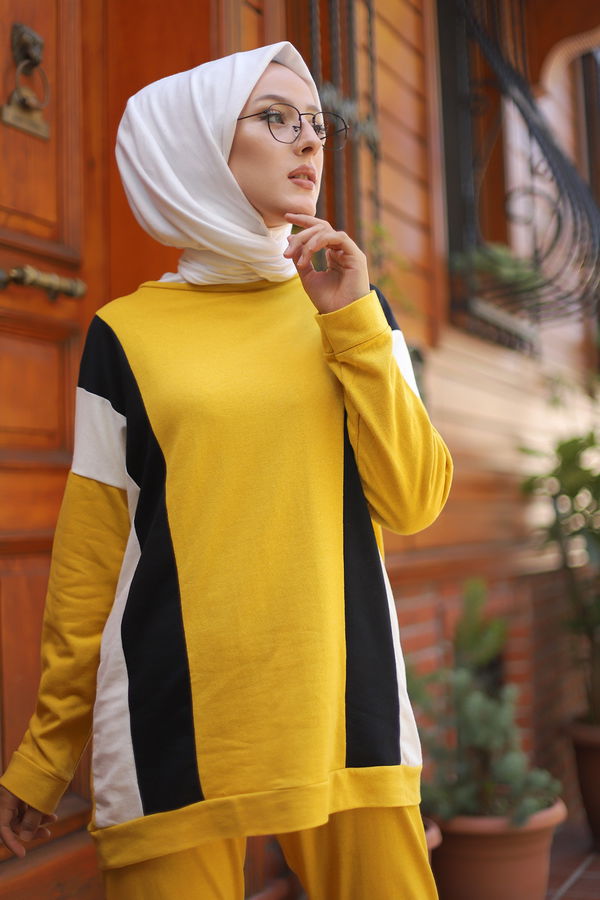TUNIK PANTOLON Sarı - 3097