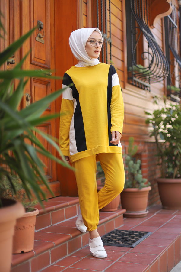TUNIK PANTOLON Sarı - 3097
