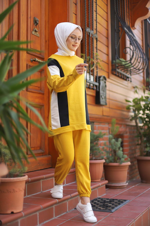 TUNIK PANTOLON Sarı - 3097