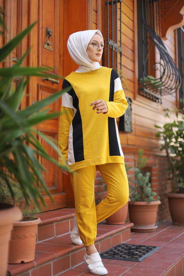 TUNIK PANTOLON Sarı - 3097