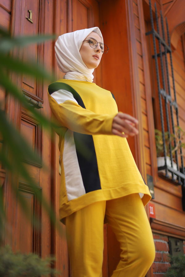 TUNIK PANTOLON Sarı - 3097
