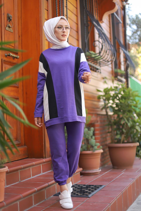 TUNIK PANTOLON Mor - 3097