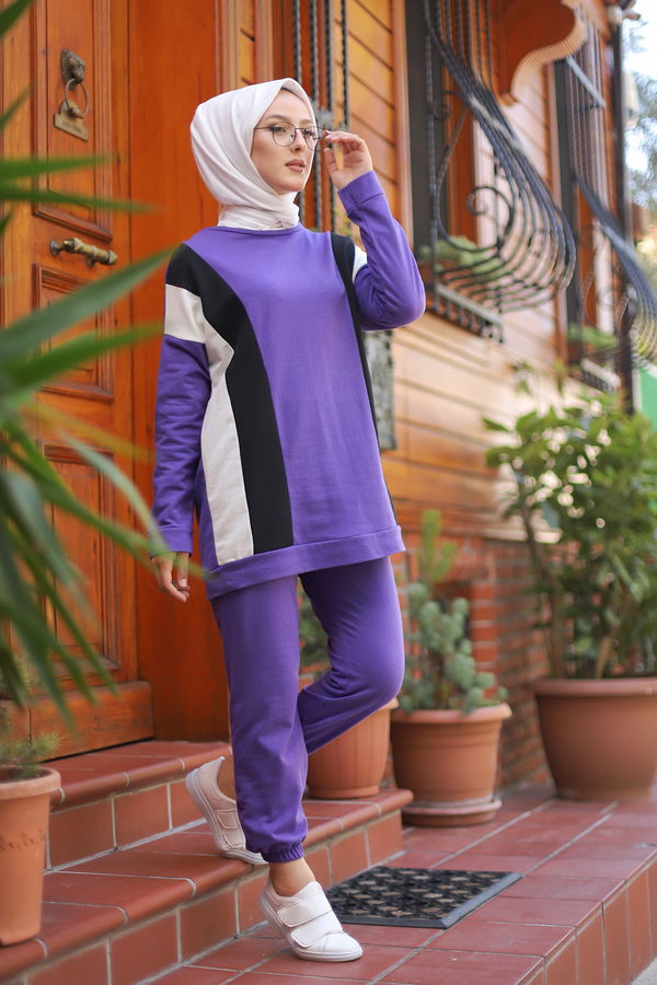 TUNIK PANTOLON Mor - 3097