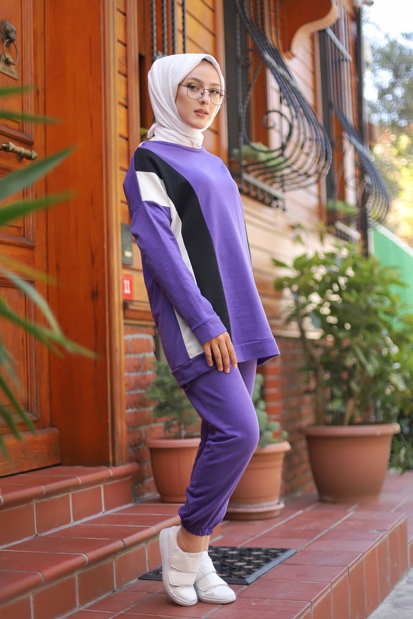 TUNIK PANTOLON Mor - 3097