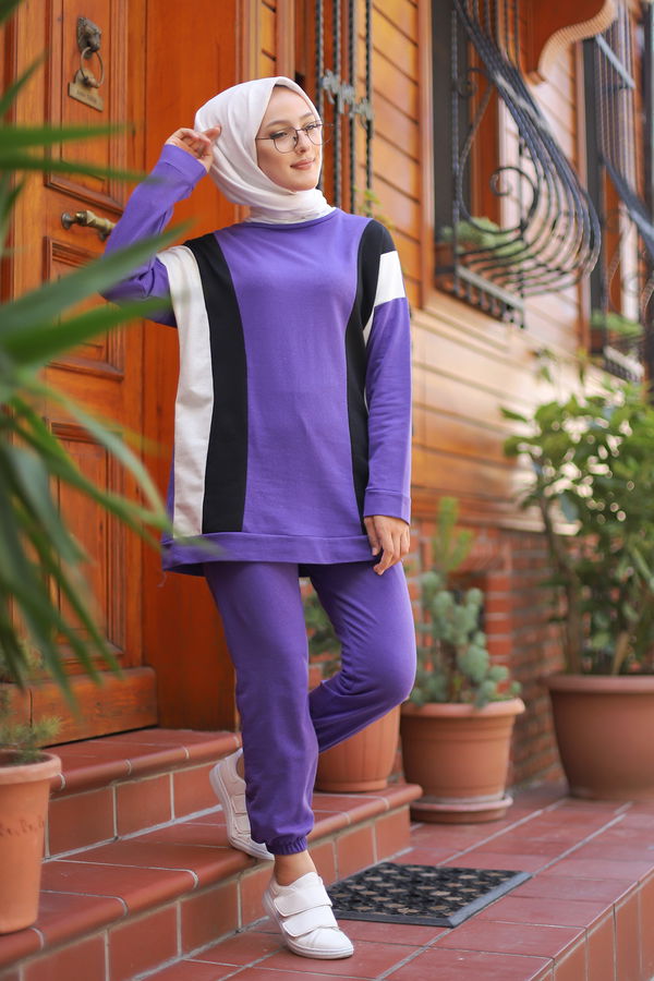 TUNIK PANTOLON Mor - 3097