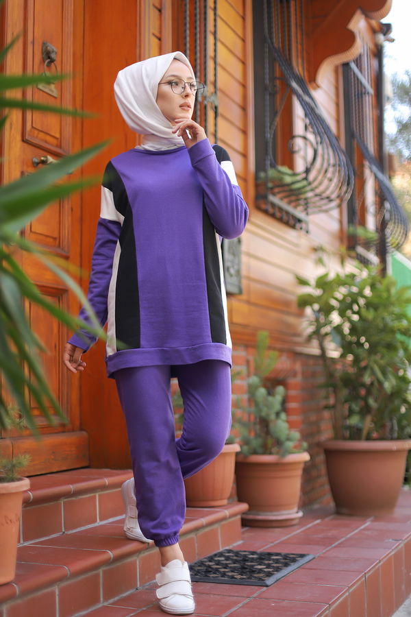 TUNIK PANTOLON Mor - 3097