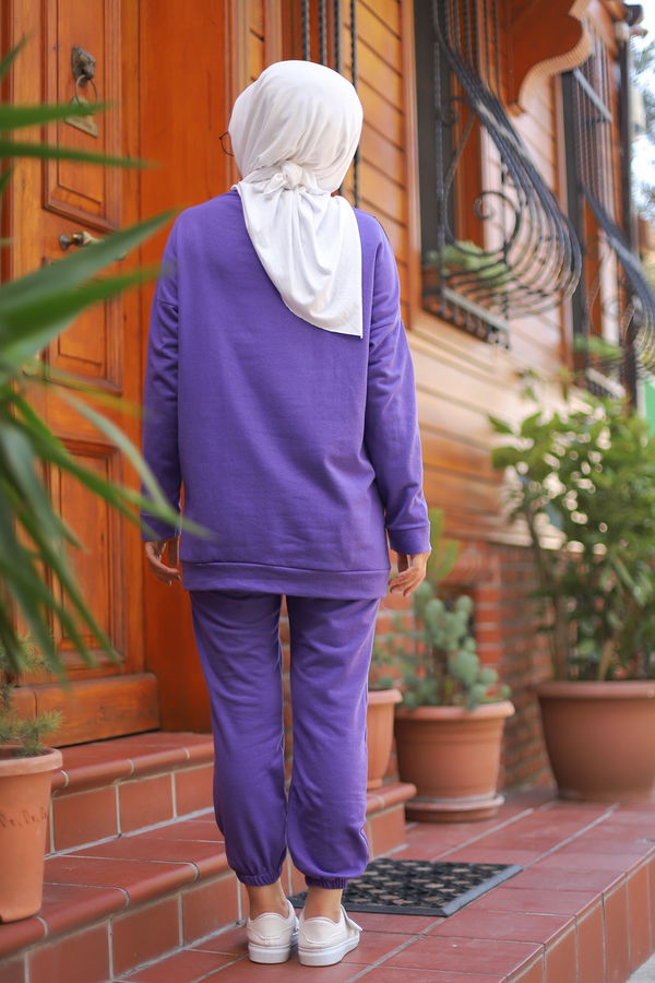 TUNIK PANTOLON Mor - 3097