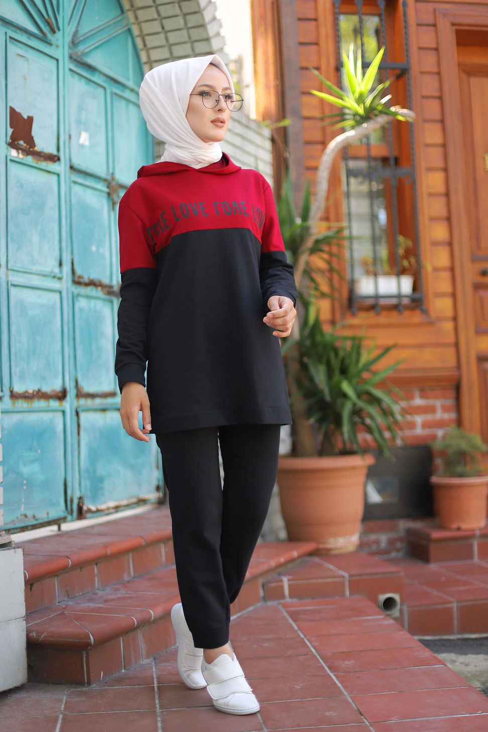 TUNIK PANTOLON Bordo - 8548