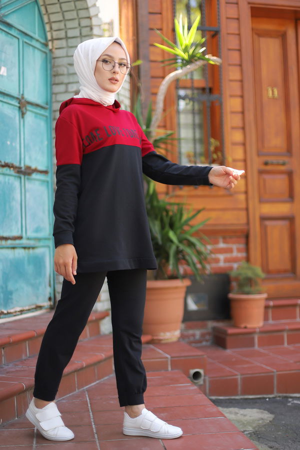 TUNIK PANTOLON Bordo - 8548