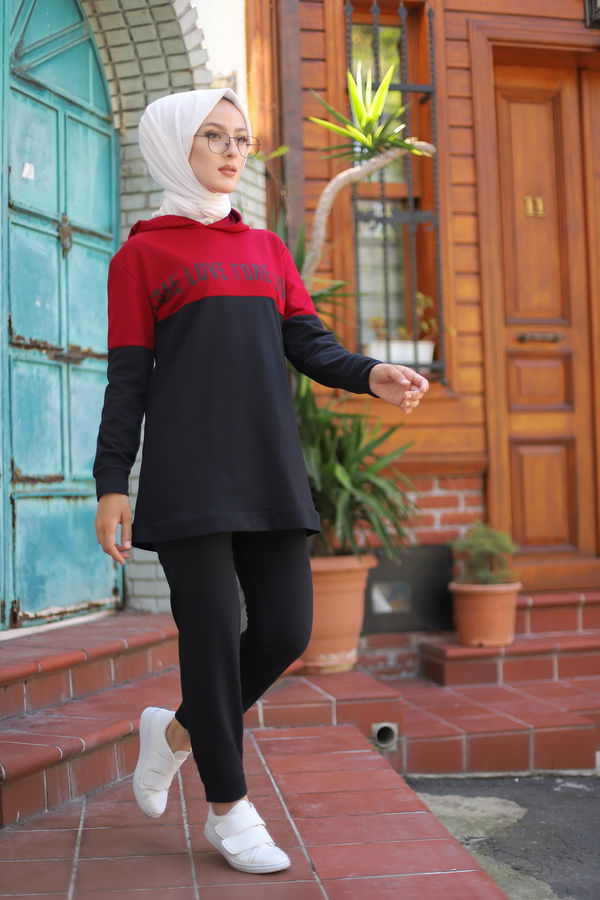 TUNIK PANTOLON Bordo - 8548