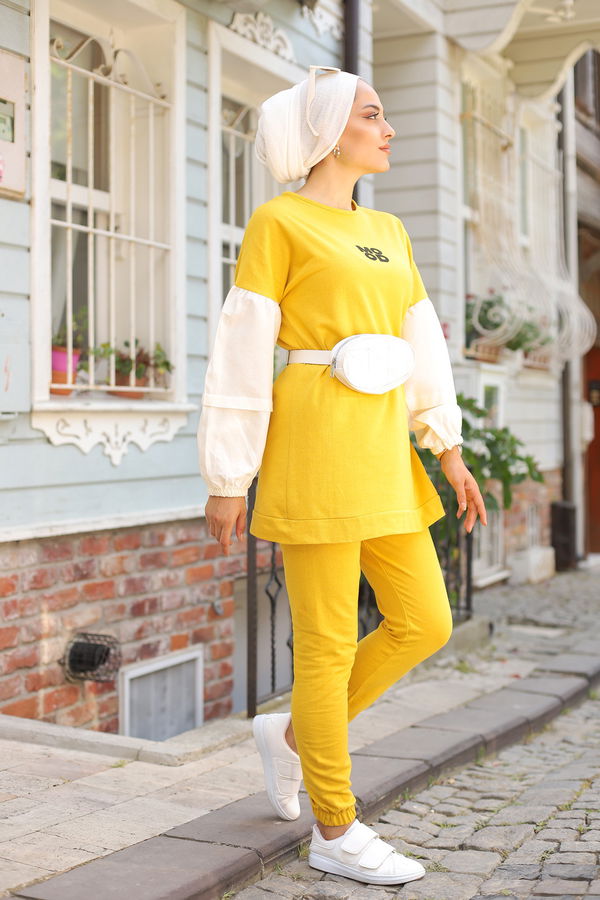 TUNIK PANTOLON Sarı - 3087 Sarı