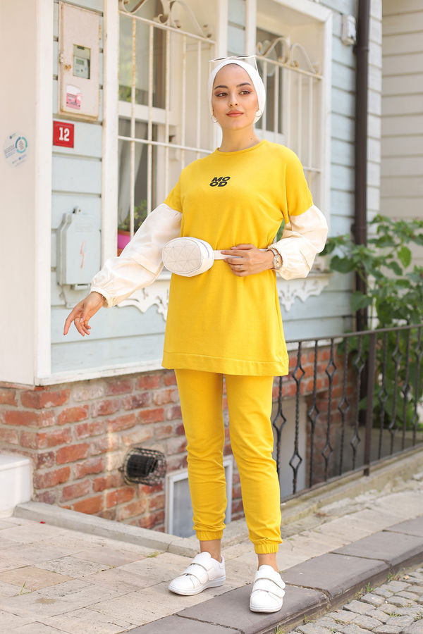 TUNIK PANTOLON Sarı - 3087 Sarı