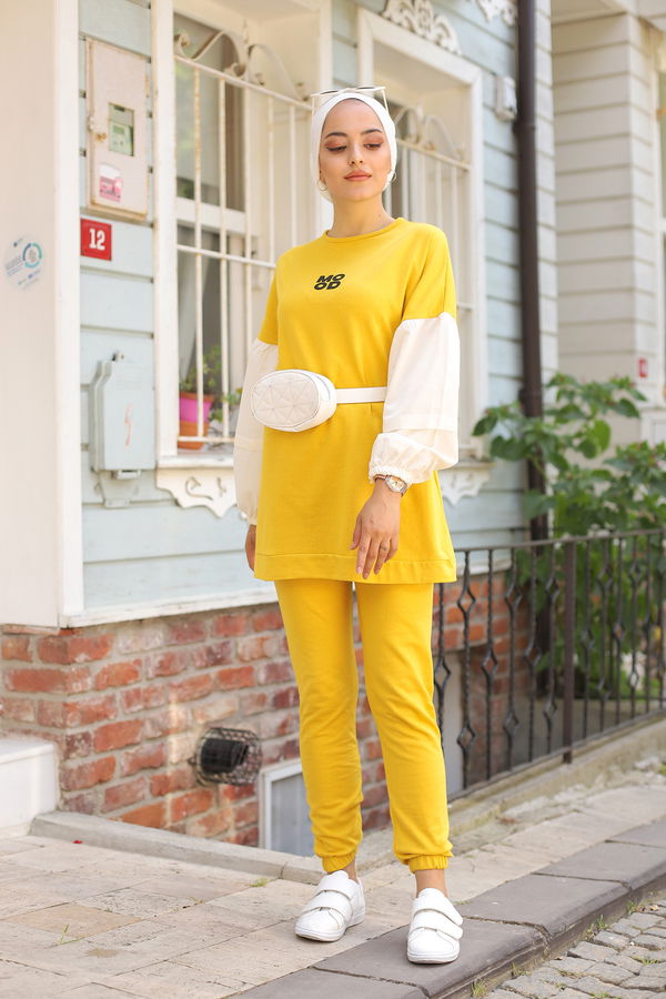 TUNIK PANTOLON Sarı - 3087 Sarı