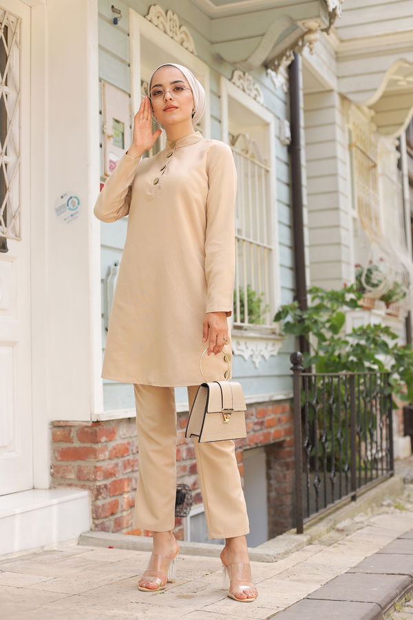 Tunik Pantolon Vizon - 8432