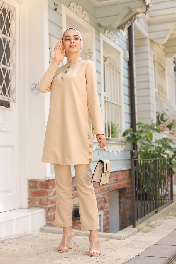 Tunik Pantolon Vizon - 8432