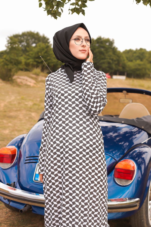 8555 ELBISE Siyah - 8555 SİYAH