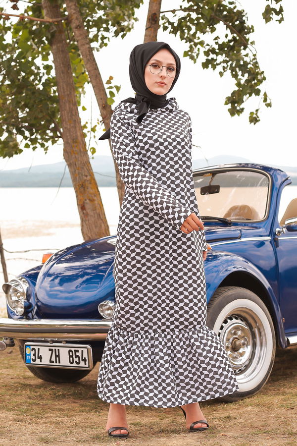 8555 ELBISE Siyah - 8555 SİYAH