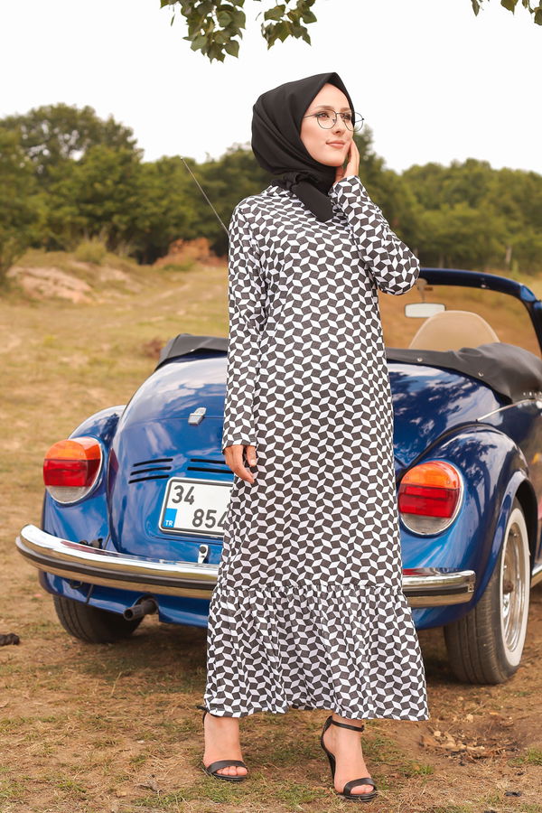 8555 ELBISE Siyah - 8555 SİYAH