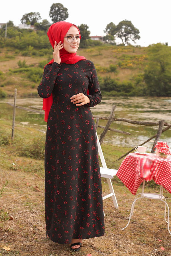 8505 ELBISE Siyah - 8505