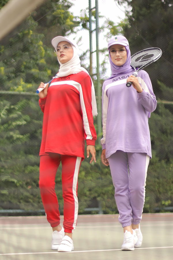 TUNIK PANTOLON Lila - 8412 LİLA