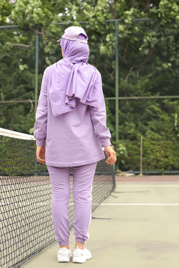 TUNIK PANTOLON Lila - 8412 LİLA