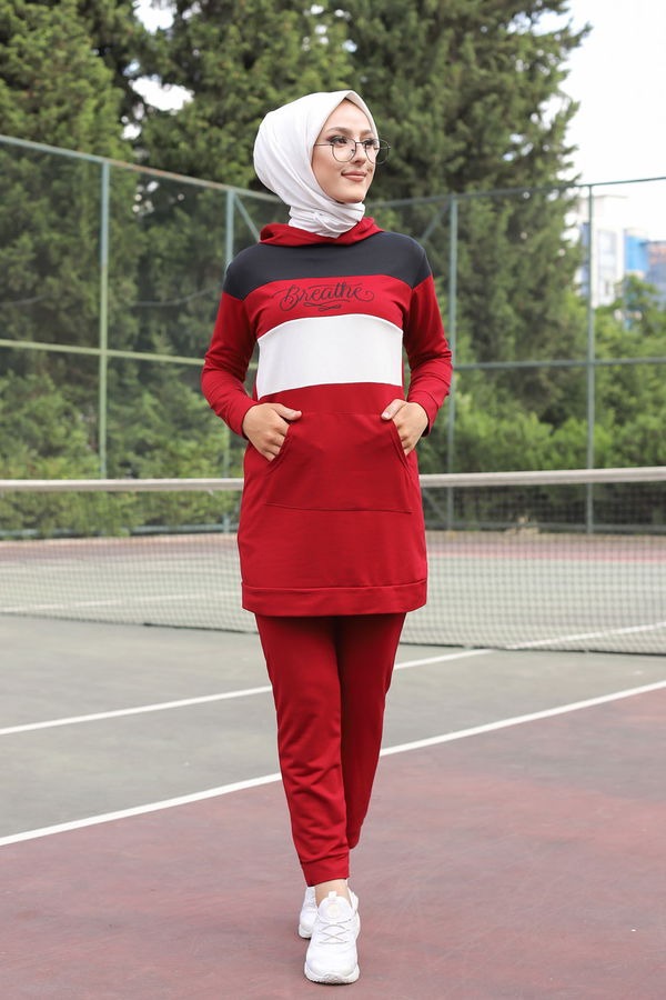 TUNIK PANTOLON Bordo - 2813 BORDO