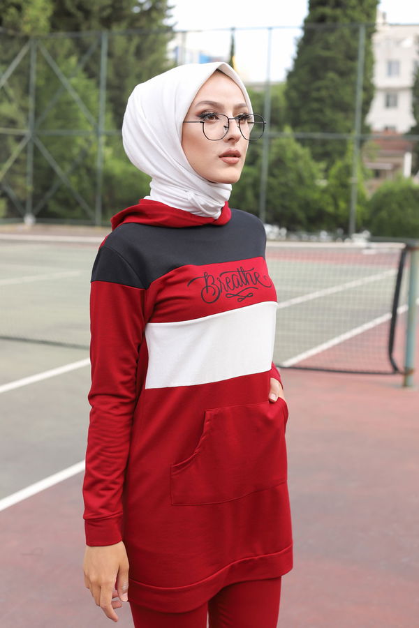 TUNIK PANTOLON Bordo - 2813 BORDO