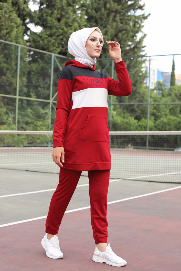 TUNIK PANTOLON Bordo - 2813 BORDO