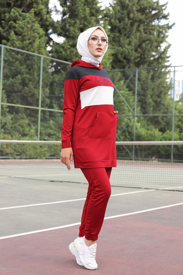 TUNIK PANTOLON Bordo - 2813 BORDO