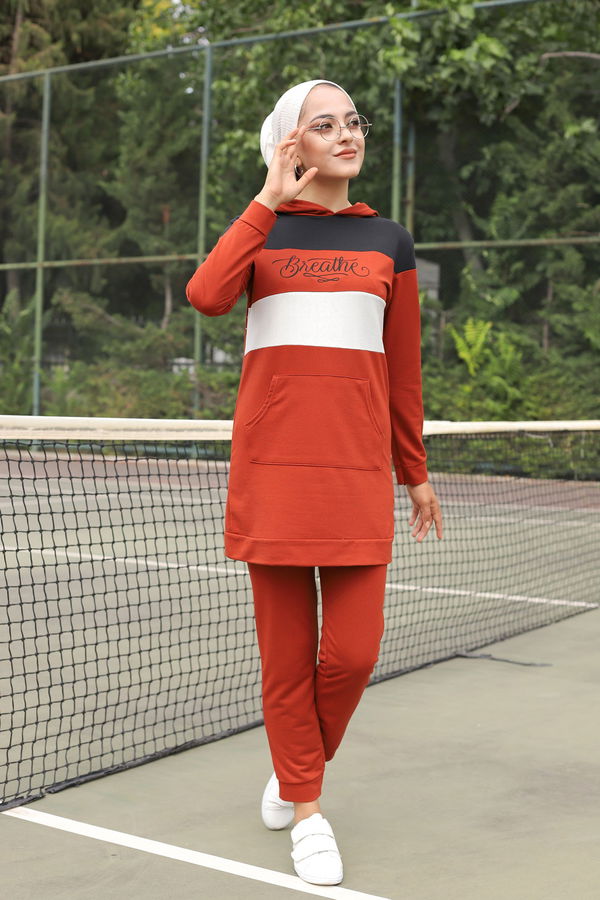 TUNIK PANTOLON Kiremit - 2813