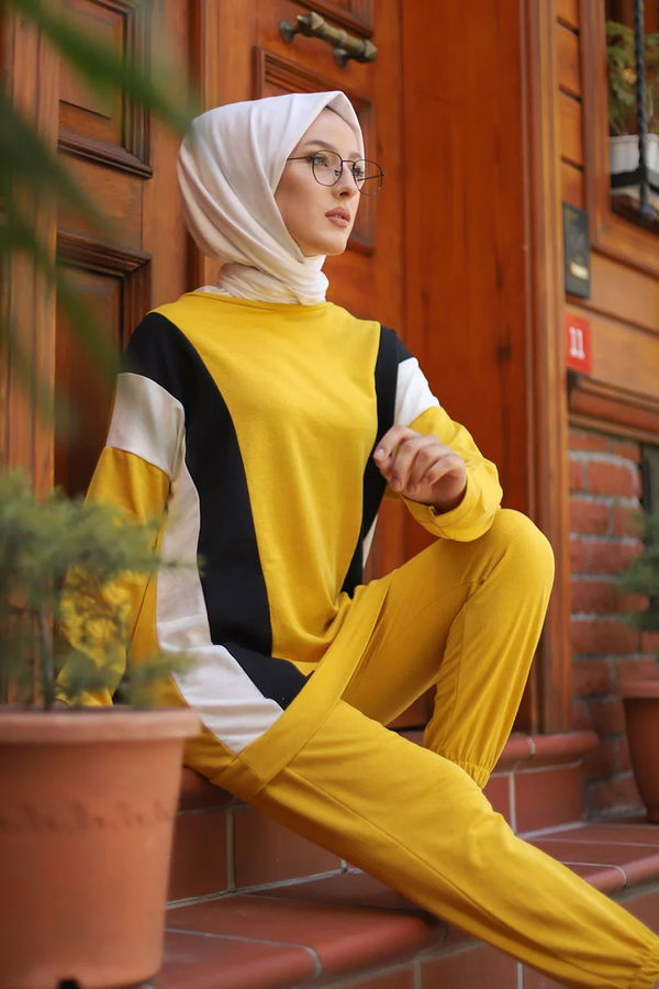 TUNIK PANTOLON Sarı - 3097