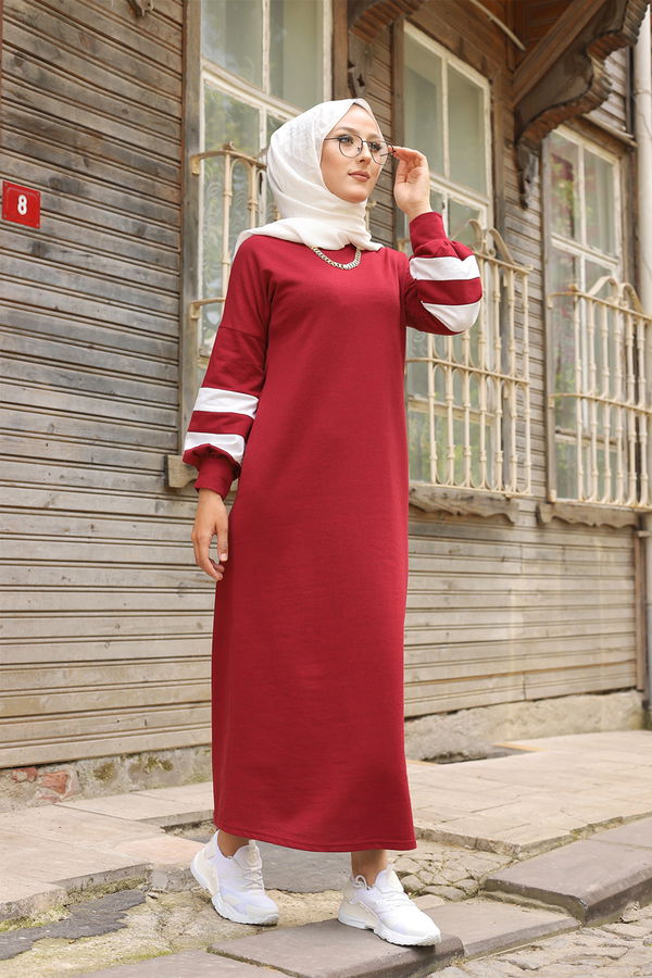 ELBISE Bordo - 4134 BORDO