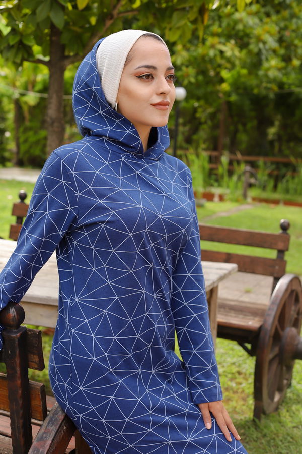 8556 ELBISE Lacivert - 8556 LACİVERT