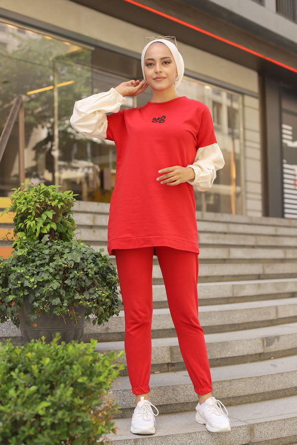 TUNIK PANTOLON Kırmızı - 3087 Kırmızı