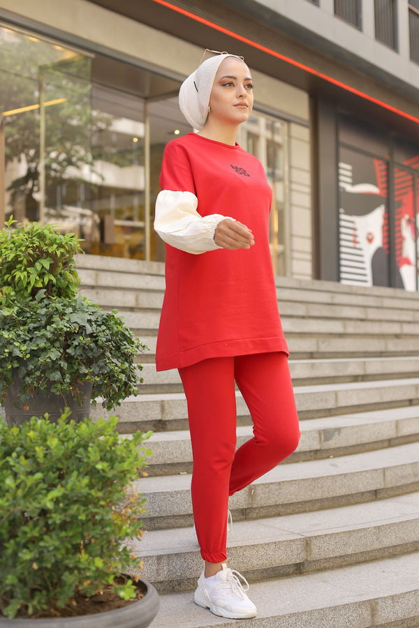 TUNIK PANTOLON Kırmızı - 3087 Kırmızı