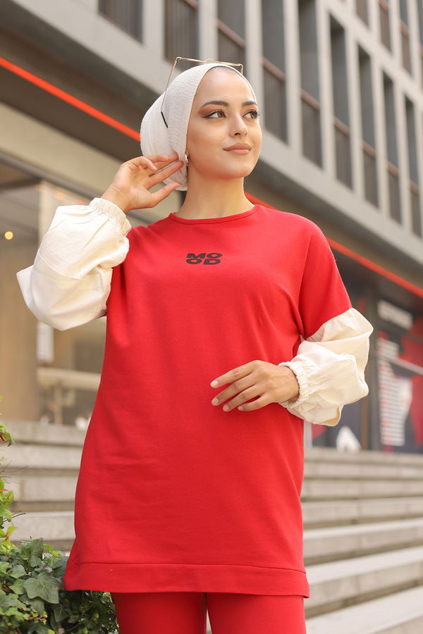 TUNIK PANTOLON Kırmızı - 3087 Kırmızı