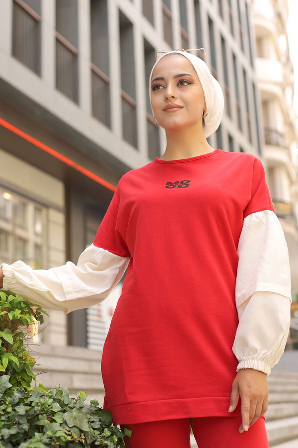 TUNIK PANTOLON Kırmızı - 3087 Kırmızı
