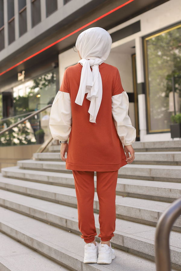 TUNIK PANTOLON Kiremit - 3087 KİREMİT