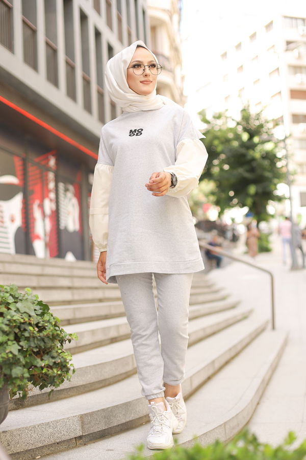 TUNIK PANTOLON Gri - 3087 GRİ