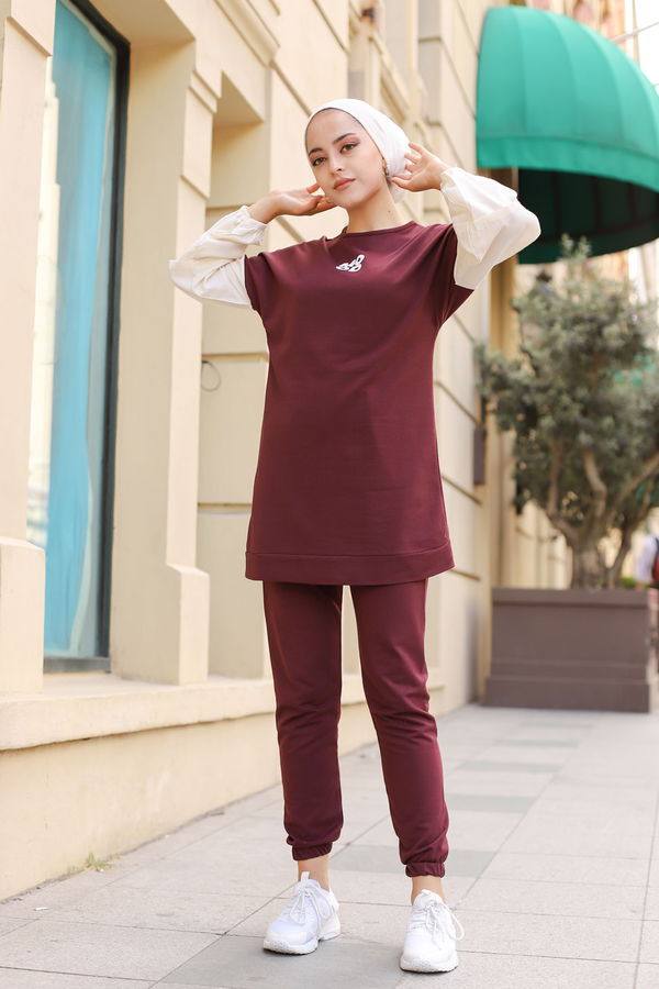 TUNIK PANTOLON Mor - 3087