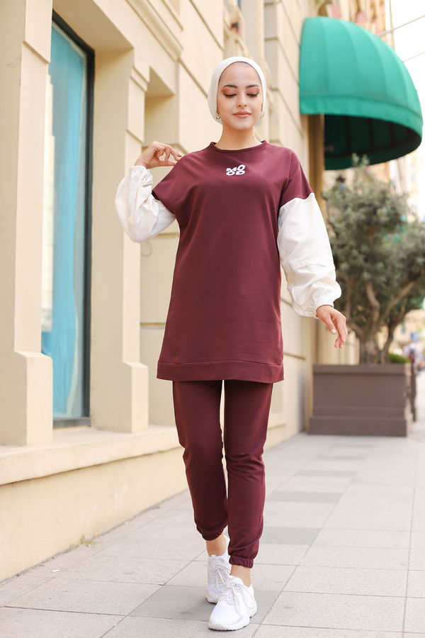 TUNIK PANTOLON Mor - 3087